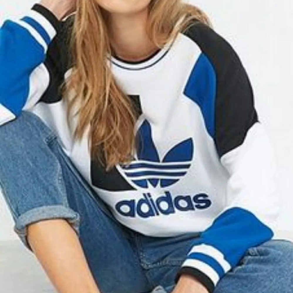 Adidas colorblock sweatshirt